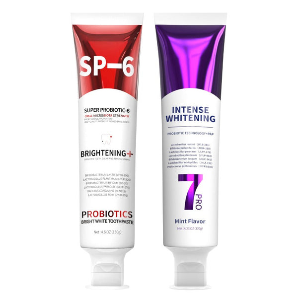 Probiotic Whitening Toothpaste Duo