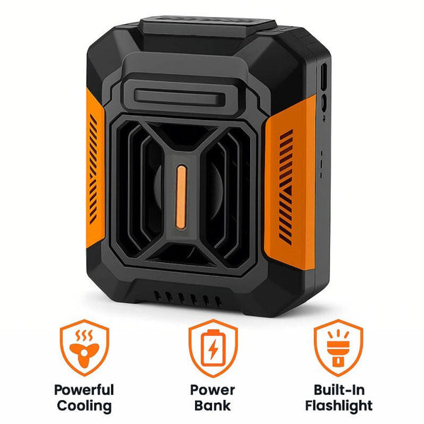 Hands-Free Turbo Cooling Waist Fan