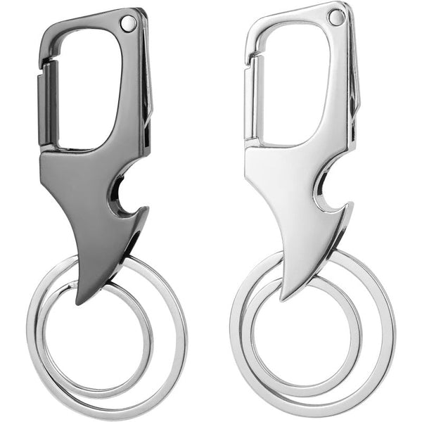 3-in-1 Multifunctional Zinc Alloy Keychain Clip