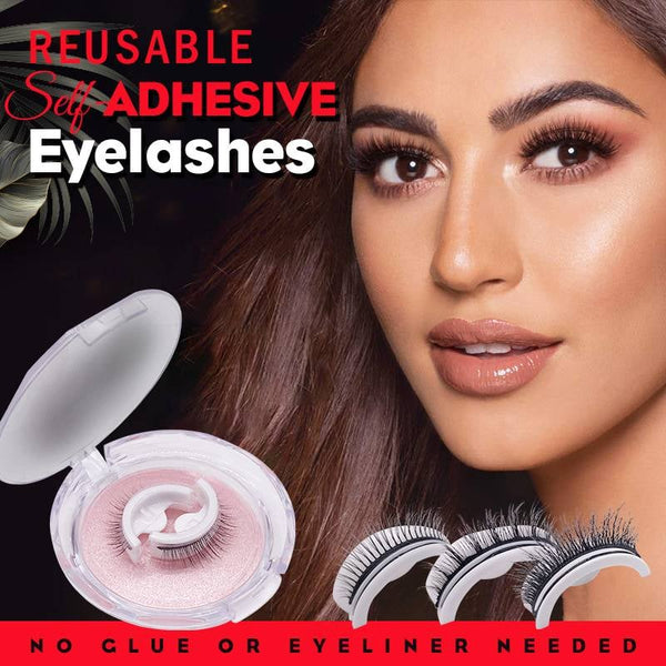 💃Reusable Self-Adhesive Eyelashes👁️(Buy 1 Get 1 Free)🔥