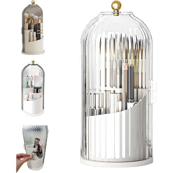 Rotating Toothbrush Organizer