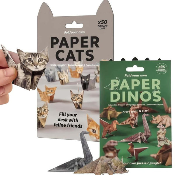 50-Sheet Cat Origami Kit