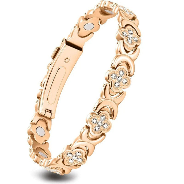 Infinity Clover Copper Magnetic Bracelet