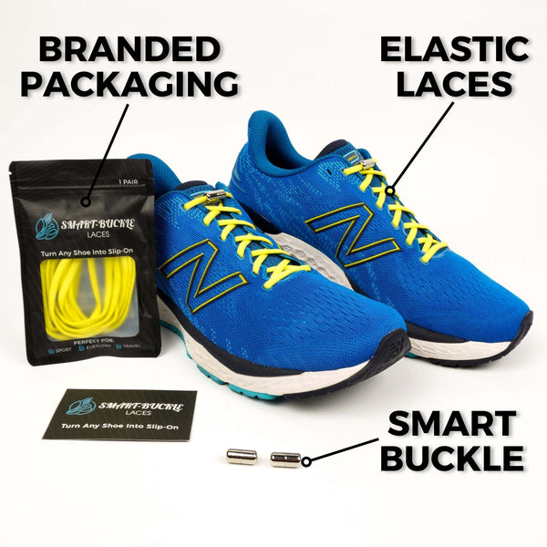 Smart-Buckle No-Tie Elastic Shoelaces – Universal Fit